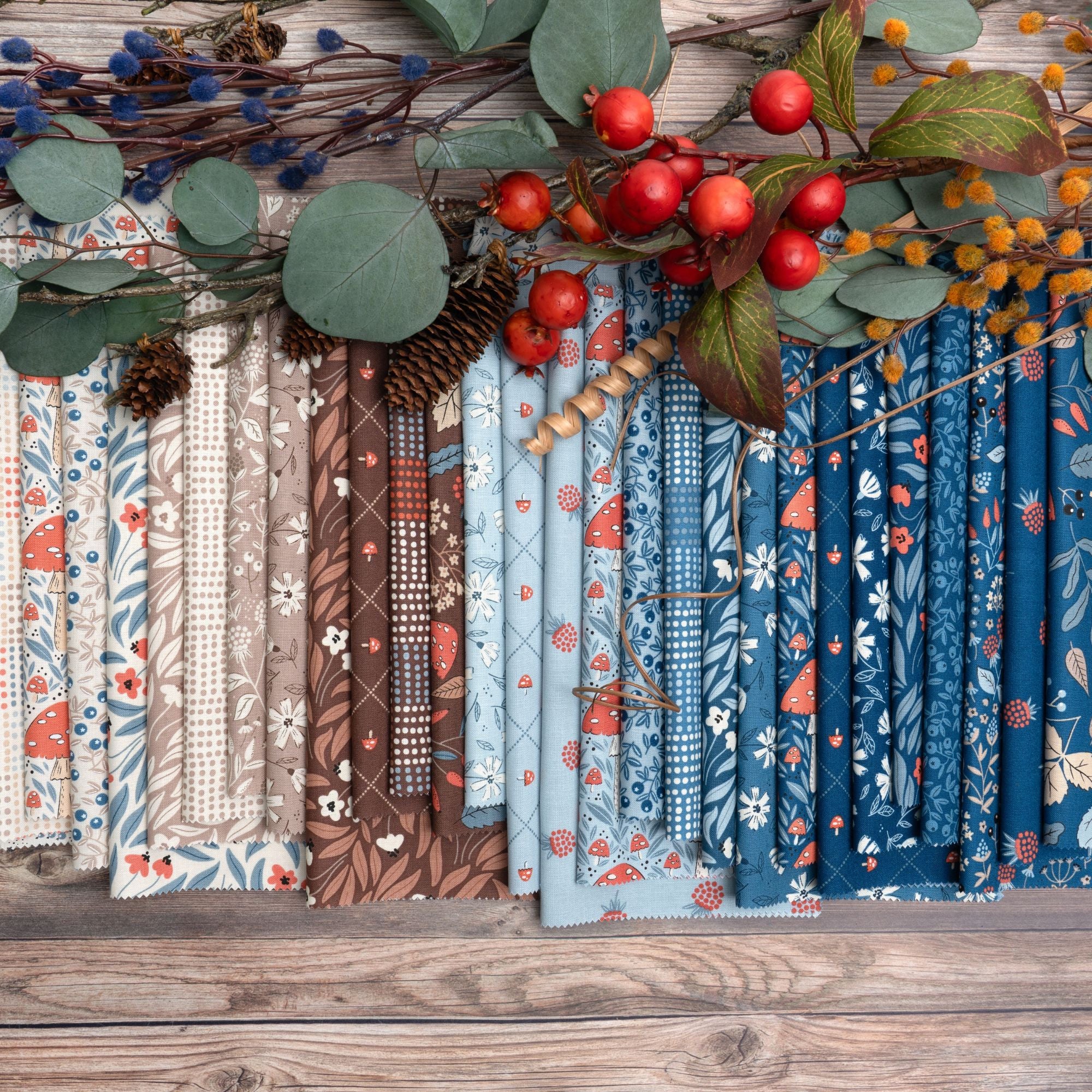 PRESALE Natures Sketchbook Fat Quarter Bundle by Elena Amo for Moda Fabrics | 33 Fat Quarters | 39070AB