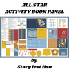 All Star Activity Book Panel by Stacy Iest Hsu for Moda Fabrics | 20859 11