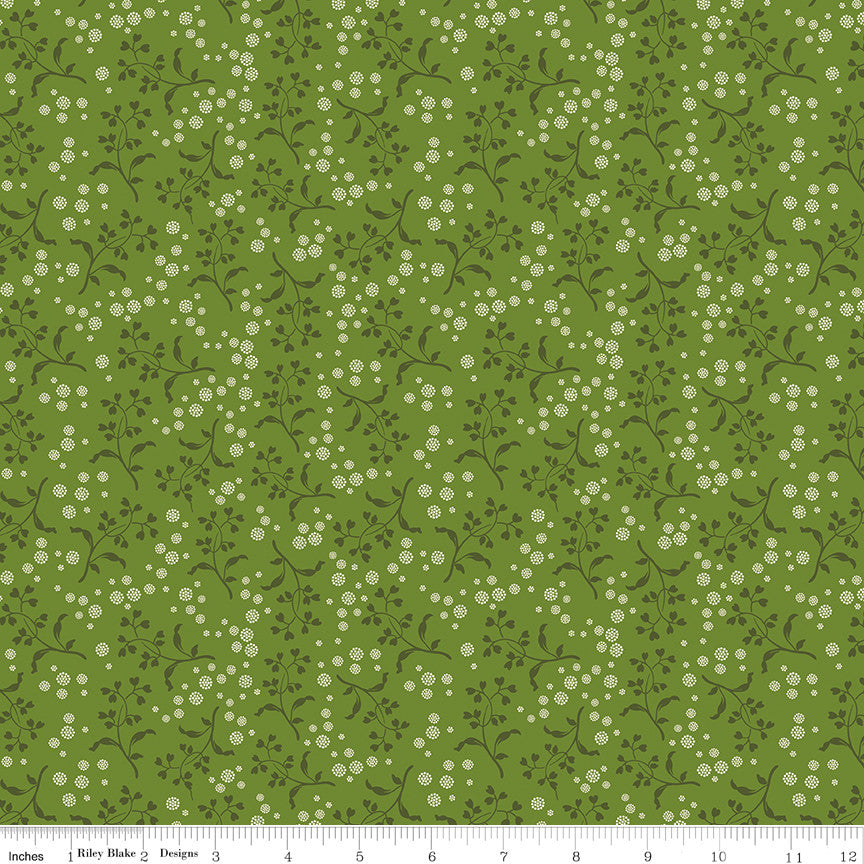 PRESALE Baked With Love Apron Olive Yardage by Lori Holt of Bee in My Bonnet | C17783-OLIVE