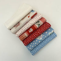 Funny Valentine Custom Fat Quarter Bundle by Lizzy House for Moda Fabrics | 7 FQs | Curated Bundle