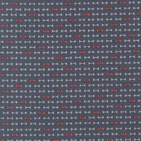 PRESALE Independence Day Bowties Indigo Yardage by Sweetwater for Moda Fabrics | 55725 14