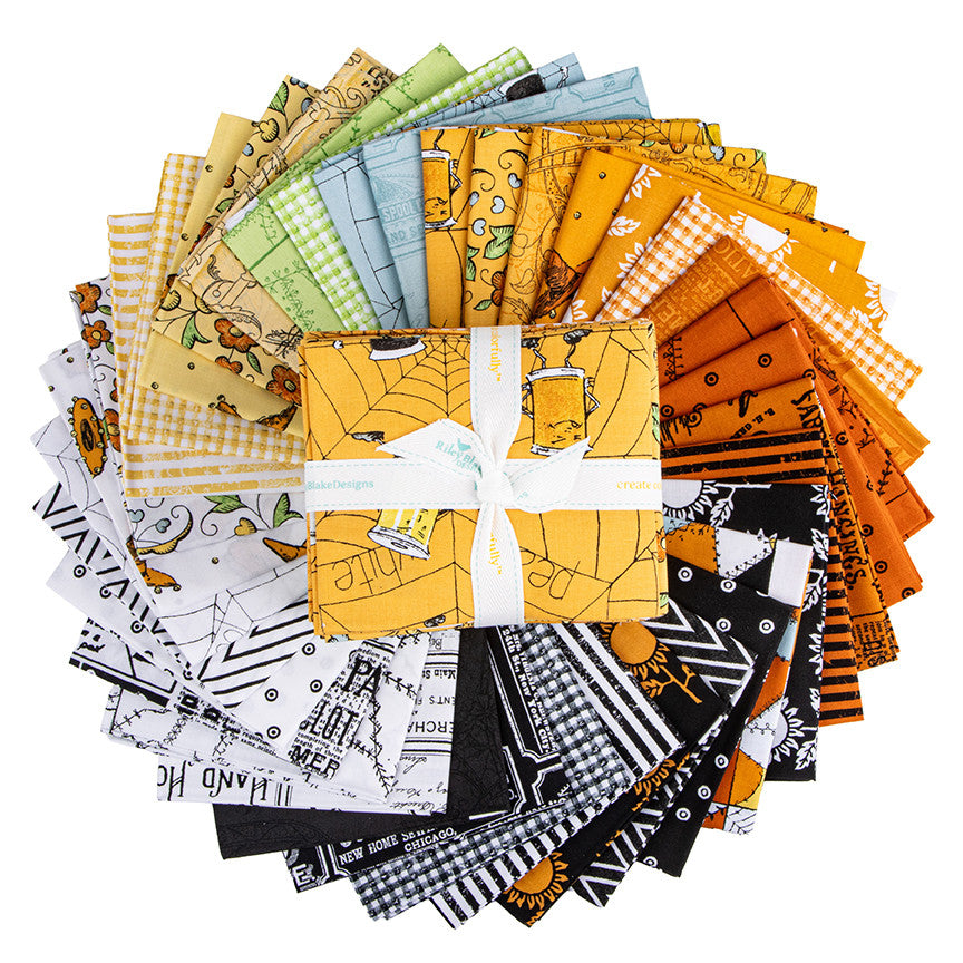 Scary Scraps Fat Quarter Bundle by J. Wecker Frisch for Riley Blake Designs | 37 Pcs | FQ-17600-37