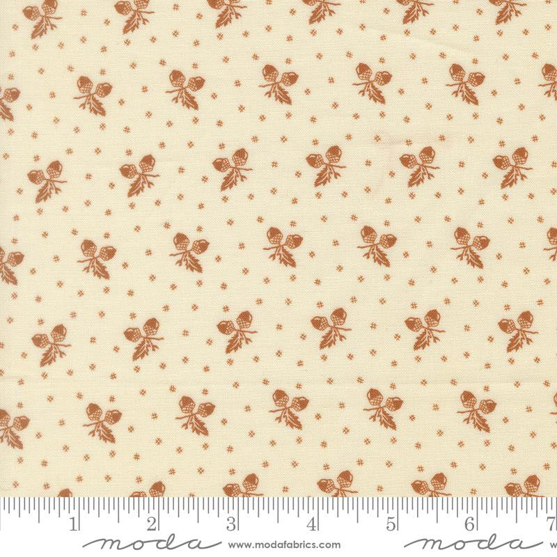 PRESALE Butternut and Sage Acorn Medley Cream Cinnamon Yardage by Fig Tree & Co for Moda Fabrics | 35445 28