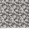 PRESALE Ink & Ivory Floral Gray Yardage by the RBD Designers for Riley Blake Designs | C16911-GRAY
