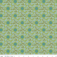 PRESALE Gentler Times Swell Basil Yardage by Lori Holt of Bee in My Bonnet For Riley Blake Designs | C16470-BASIL
