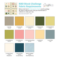 RBD Block Challenge 2026 With Confetti Cotton Solids | Riley Blake Designs Sew Along | (BEGINS JAN 6)