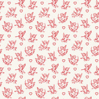 Letters to Cupid Cupids Cream Yardage by My Mind's Eye for Riley Blake Designs | C16982-CREAM