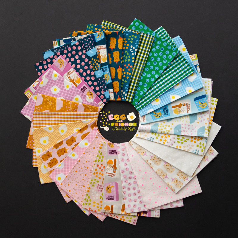 Egg and Friends Fat Quarter Bundle by Kimberly Kight for Ruby Star Society | 26 SKUs