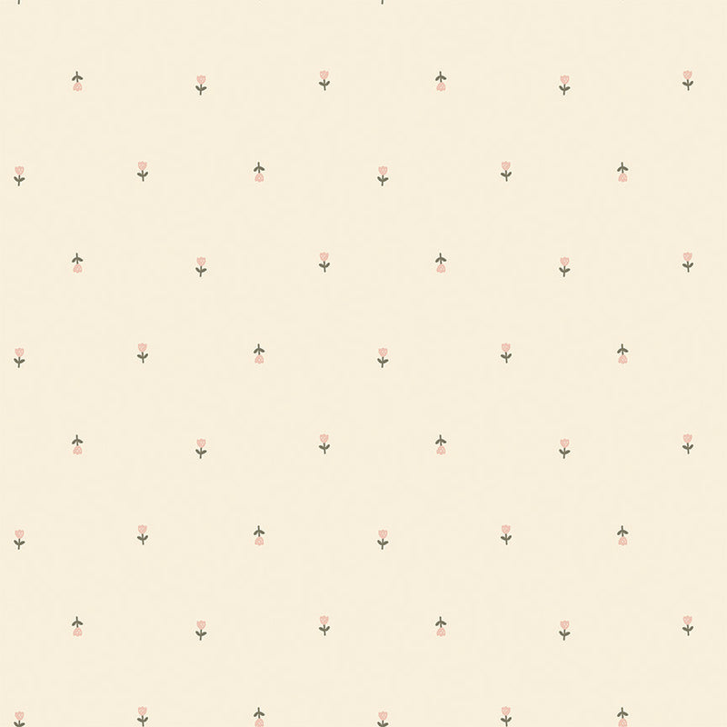 Blush 'n Butterscotch Tulips Cream Yardage by Simple Simon & Company for Riley Blake Designs | C15591-CREAM