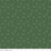 Orchard House Tonal Flowers Green Yardage by Heather Peterson for Riley Blake Designs | C17728-GREEN