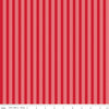 Letters to Cupid Stripes Red Yardage by My Mind's Eye for Riley Blake Designs | C16985-RED