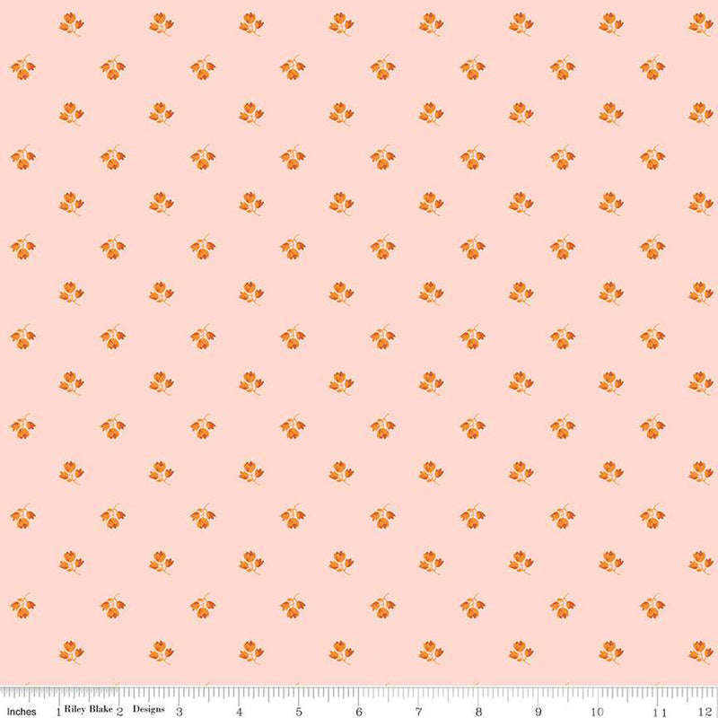 Porch Swing Pink Tiny Flowers Yardage by Ashley Collett for Riley Blake Designs | C14056 PINK | Quilting Cotton