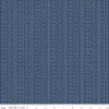 American Beauty Navy Stripe Yardage by Dani Mogstad for Riley Blake Designs |C14447 NAVY Cut Options