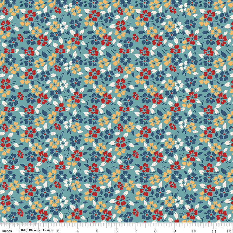 Americana Glory Raindrop Yardage by Lori Holt of Bee in My Bonnet for Riley Blake Designs | C16090-RAINDROP