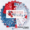 American Beauty Navy Stripe Yardage by Dani Mogstad for Riley Blake Designs |C14447 NAVY Cut Options