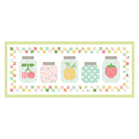 In a Fruit Jar Summer Runner Custom Kit | Summer Skies and Fireflies by Gracey Larson | Pattern by Sandy Gervais