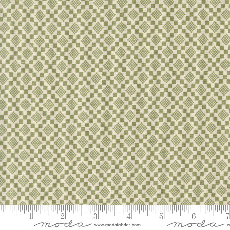 PRESALE True Love Checkmate Fern Yardage by Lella Boutique for Moda Fabrics | 5265 15