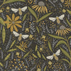 Bee Garden Metallic Black by Gingiber for Moda Fabrics | 48410 21M