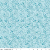 Reef Jellies Sky Yardage by Corinne Wells for Riley Blake Designs | C17274-SKY
