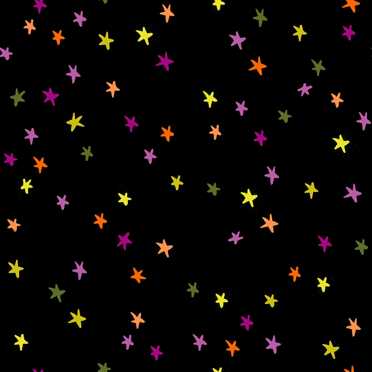 PRESALE Freaky Familiars Starry Spooky Black Yardage by Ruby Star Society | RS4109 98