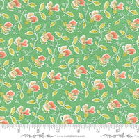 Portofino Sweet Pea Azure Yardage by Fig Tree & Co for Moda Fabrics | 35392 20