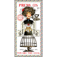PRESALE Press on Wall Panel Quilt Kit | She Who Sews–The Maker by J. Wecker Frisch | Quilt Size 28 1/2" x 58 1/2" | FREE PATTERN