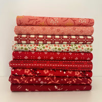 Fat Quarter Bundle Red Cherry Tart | Baked With Love by Lori Holt of Bee in My Bonnet | 9 Fat Quarters | Curated Bundle