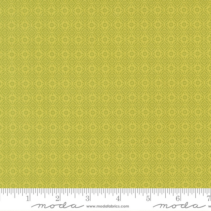 Summers End Garden Trellis Grass Yardage by Fig Tree & Co for Moda Fabrics | 35437 18
