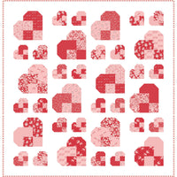 Lovely Quilt Kit With Letters to Cupid by My Mind's Eye for Riley Blake Designs | Quilt Size 61 3/4" x 63 1/2"
