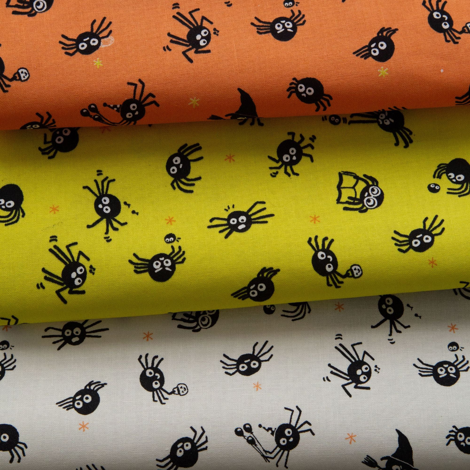 PRESALE Freaky Familiars Custom Fat Quarter Bundle Spider Sense by Ruby Star Society | 3 FQs | Curated Bundle
