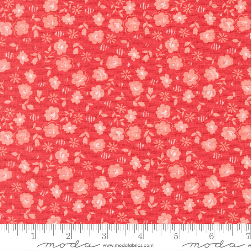 PRESALE Delightfully Yours Floral Geranium by Sherri & Chelsi for Moda Fabrics | 37706 16