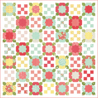 PRESALE Flower Girl 2 Quilt Kit With Bloomsberry by Camille Roskelley for Moda Fabrics | Quilt Size 74" x 74"