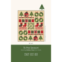 PRESALE Tis the Season Custom Quilt Kit With Holiday Cheer by Stacy Iest Hsu | Quilt Size 52” x 61”
