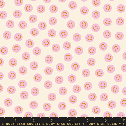 Egg and Friends Smiley Natural Yardage by Kimberly Kight for Ruby Star Society | RS3094 12