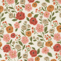 PRESALE Garden Glam Cream Petal Pusher Yardage by Lella Boutique for Moda Fabrics | 5270 11