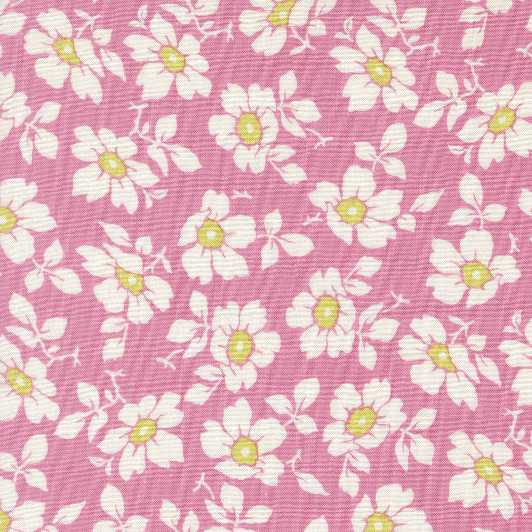 Summers End Cosmos Lilac Yardage by Fig Tree & Co for Moda Fabrics | 35431 12