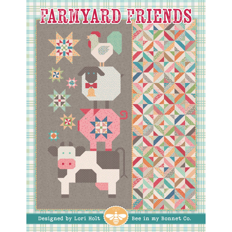 PRESALE Farmyard Friends Quilt Pattern by Lori Holt of Bee in My Bonnet | P051-ISE-318