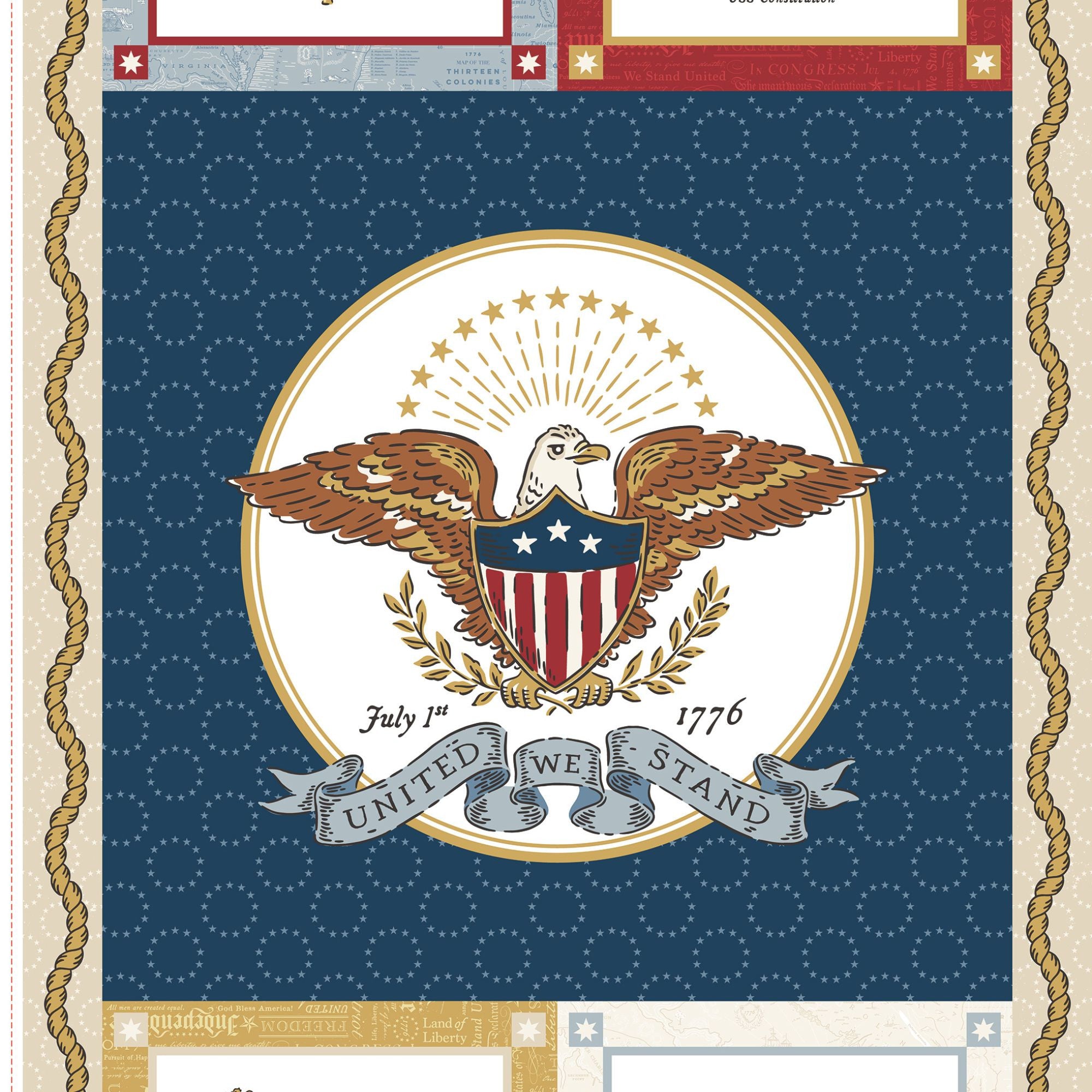 PRESALE Independence Panel by the RBD Designers for Riley Blake Designs | Panel Size  23 1/2" x 43 1/2" | P17338-PANEL