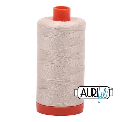 50 wt Beige Cotton Thread Aurifil 100% Cotton Mako Thread 50wt Large Spool 1422 Yards MK50 2310