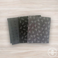 Gentler Times Custom Fat Quarter Bundle Pebble Raisin by Lori Holt of Bee in My Bonnet | 3 FQs