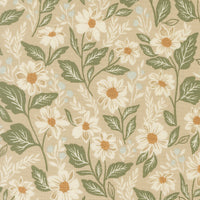PRESALE True Love Romance Blooms Oatmeal Yardage by Lella Boutique for Moda Fabrics | 5260 12