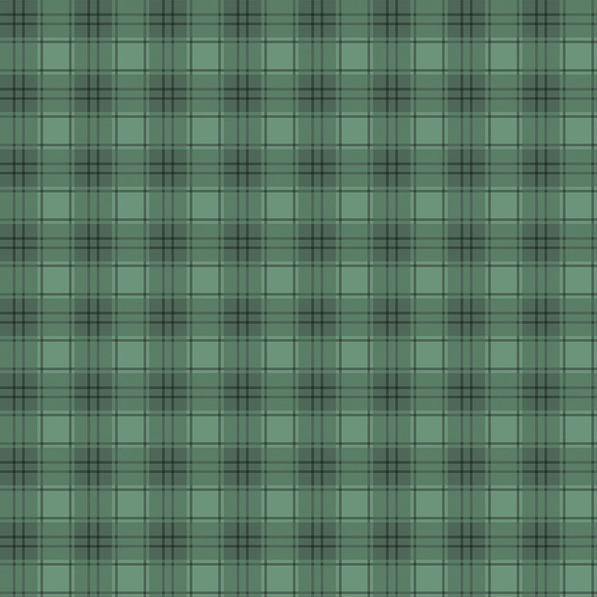 PRESALE Evergreen Wishes Plaid Green Yardage by Traci Reed for Riley Blake Designs | C17815-GREEN