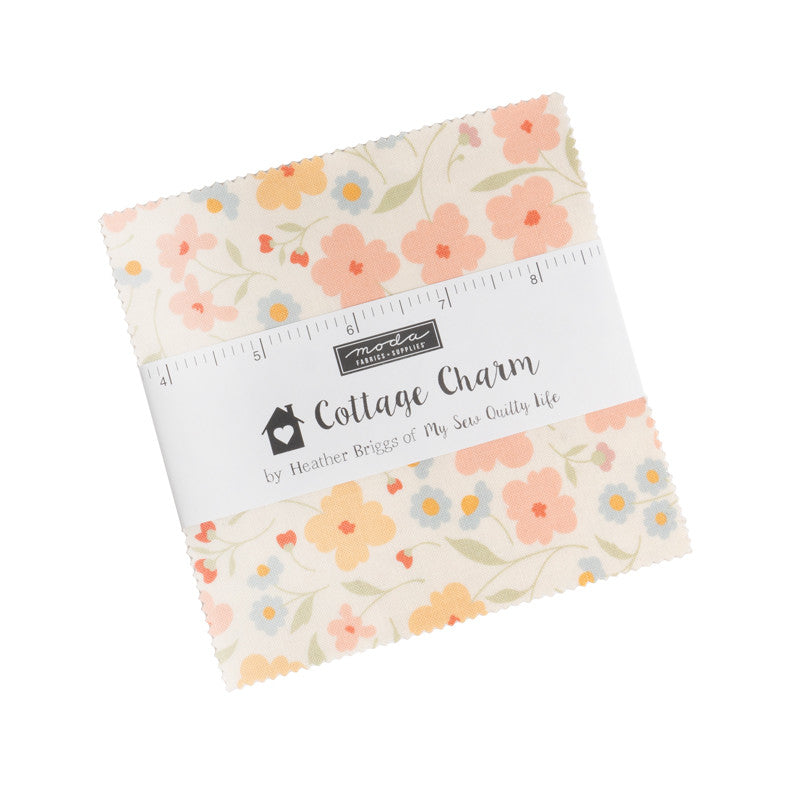 PRESALE Cottage Charm Charm Pack 5" by Heather Briggs of My Sew Quilty Life | 42 precut 5" Squares | 31750PP