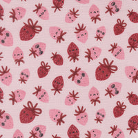 PRESALE Funny Valentine Strawberries Blush Yardage by Lizzy House for Moda Fabrics | 37142 17