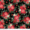 Charming Christmas Main Black Yardage by Kelsey Carlson for Riley Blake Designs | C16350-BLACK