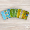 Sherbet Sunshine Flannel Custom Fat Quarter Bundle Sunshine Leaf Sky by Corey Yoder for Moda Fabrics | 9 Fat Quarters
