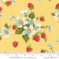 PRESALE Bloomsberry In Bloom Buttermilk Yardage by Camille Roskelley for Moda Fabrics | 55350 12