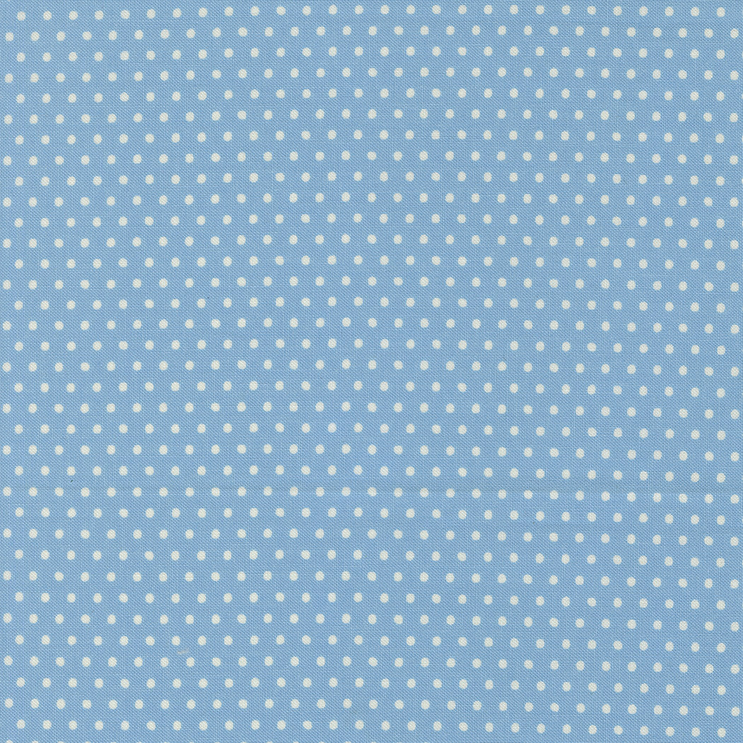 Animal Park Fun Dotty Dot Bluebird Yardage by Stacy Iest Hsu for Moda Fabrics | 20967 12