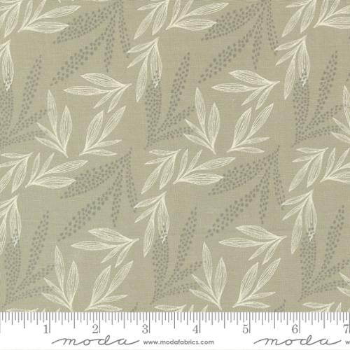 Woodland and Wildflowers Taupe Leaf Lore Yardage by Fancy That Design House for Moda Fabrics | 45584 13