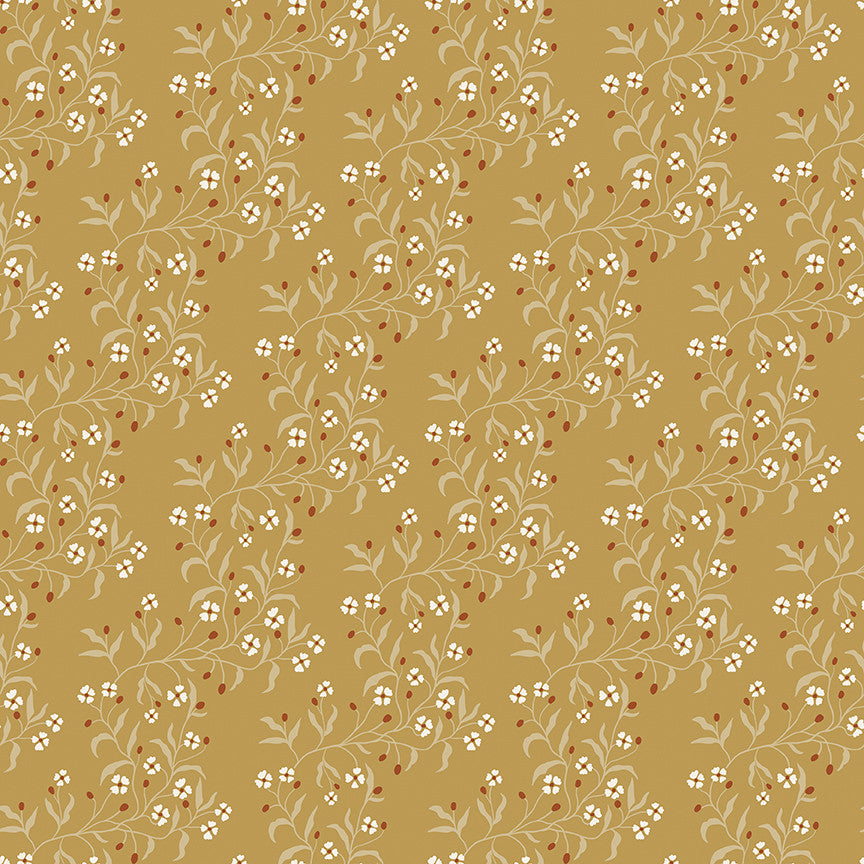 PRESALE Before the Bloom Astrid Gold Yardage Danelys Sidron for Riley Blake Designs | C18062-GOLD